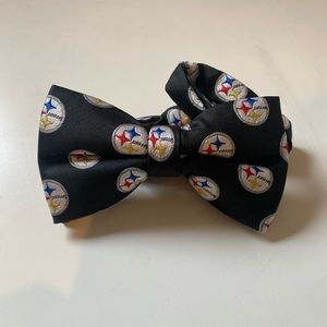 NWT Pittsburgh Steelers Bow Tie, Clip On
